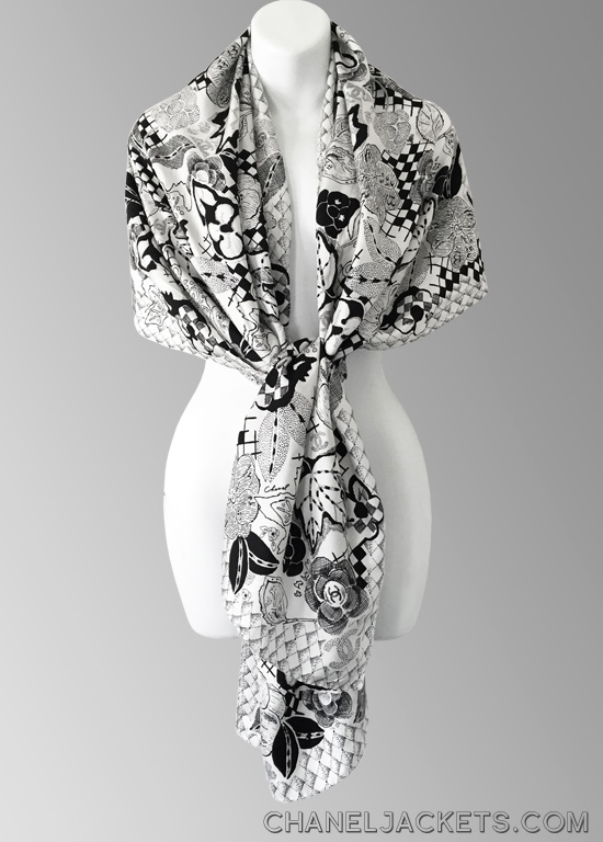19A-BWSilkStole-1-1